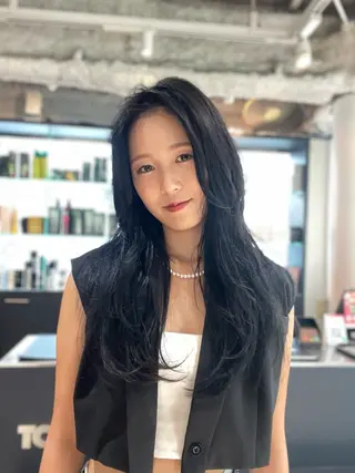 セミロング レイヤーカット/ 堀匠吾のヘアスタイル