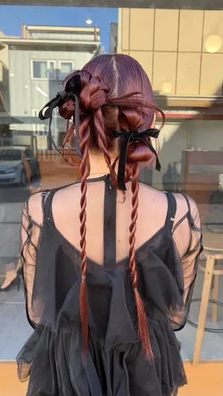 ロング 🌈トップデザイナー 金沢駅近nanamiのヘアスタイル