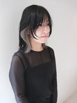 カラー fab.所属・檜 果歩のヘアスタイル