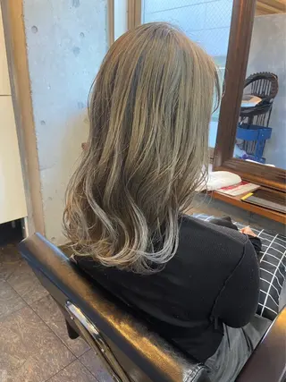 ロング 中山 丈也のヘアスタイル