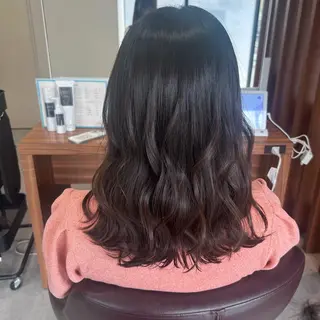 セミロング カラー Slap Dash 【スラップ ダッシュ】所属・髪質改善カラー 🧸かりん🎀‪のヘアスタイル