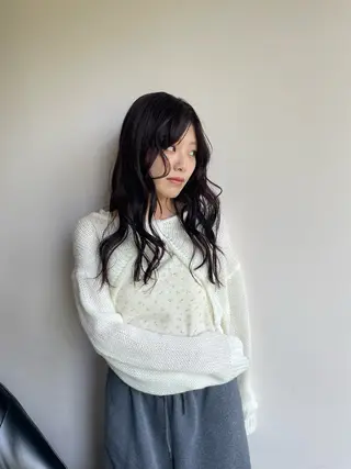 ロング 鈴木瑛里／ブロンド ベージュ／男女のヘアスタイル