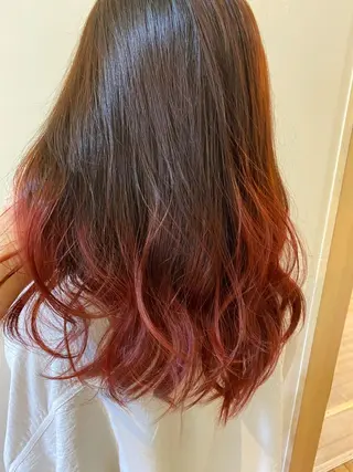 セミロング 北山 なるみのヘアスタイル