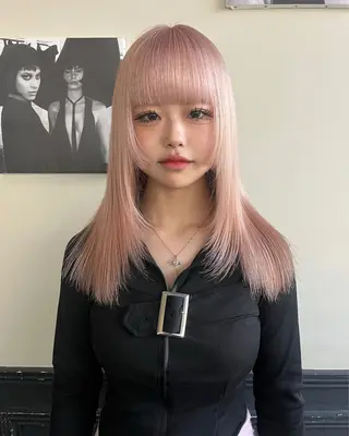 セミロング カラー mikaze ˚✧₊☆*:.。渋谷のヘアスタイル