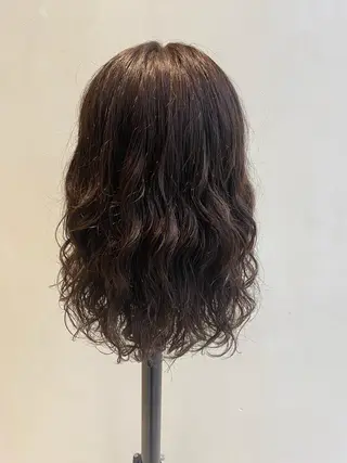 ミディアム コテ巻き風パーマ🫧 麻尋のヘアスタイル