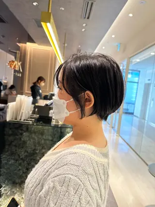 ショート 巻ける縮毛矯正/艶 カラーchika🩵のヘアスタイル