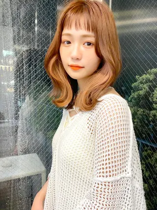 セミロング カラー 🥣 hashi 🛋️のヘアスタイル