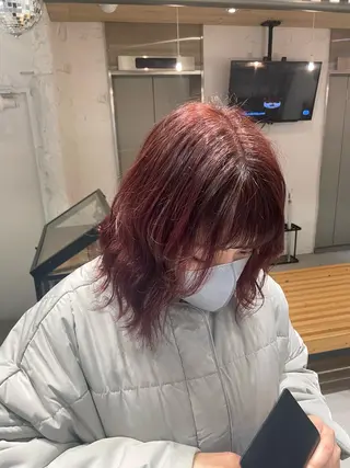 ミディアム カラー 艶ハイトーン👑♡ NATSUKIのヘアスタイル