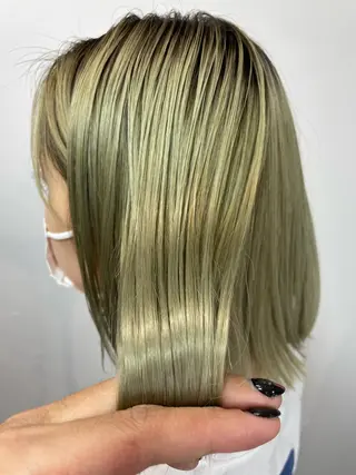 セミロング カラー Michel by chainon ミッシェルバイシェノン所属・美髪職人/傷ませない カラー/橋本拓弥のヘアスタイル