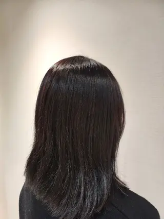 ミディアム カラー/髪質改善/ カット/にこるのヘアスタイル