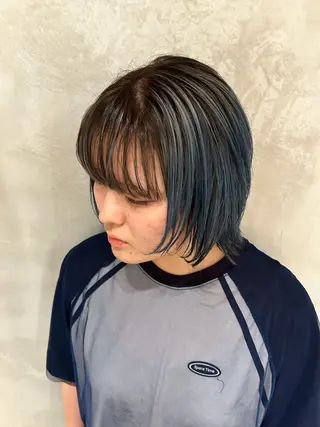 ショート カラー 透明感カラー &ハイトーンカラーのヘアスタイル