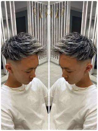 ショート カラー パーマ メンズ 🐉『メンズ美容師』 吉田龍星🐉のヘアスタイル
