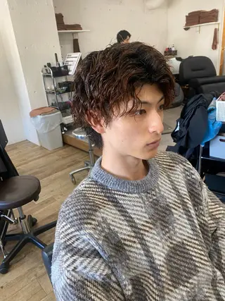 パーマ メンズ 🫧ニュアンス/ レイヤー/arakiのヘアスタイル