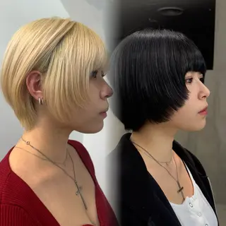ショート ヤマト/ カットモデル→¥0のヘアスタイル