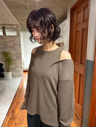 ショート カラー パーマ mai / linoah˚✧のヘアスタイル