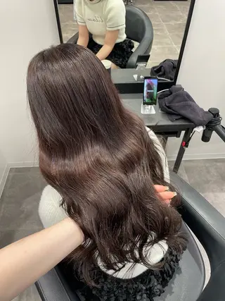 ロング カラー 🎀暖色/ラベンダー /paru🤍のヘアスタイル