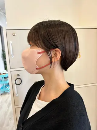 ショート 永田 彩華のヘアスタイル