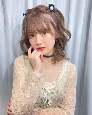 セミロング カラー 渋谷韓国ヘア🇰🇷 SAYAKA🩶ᩚのヘアスタイル