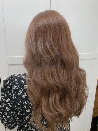 ロング カラー ヘアアレンジ ハットリ /北習志野のヘアスタイル