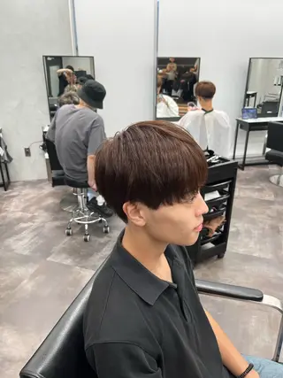 ミディアム カラー メンズ メンズ特化🔥　齋藤 航のヘアスタイル