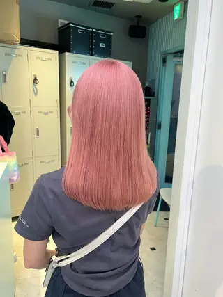 ミディアム カラー ブリーチカラー 🩵MIZUKIのヘアスタイル