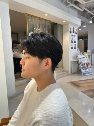 メンズ ヘアーメイクウィル野田阪神店所属・Yuu/レイヤー/ ハイライト/髪質改善のヘアスタイル