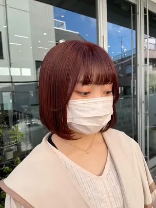 ショート 顔まわりレイヤー🎀 くぼやま　みおのヘアスタイル
