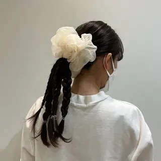ヘアアレンジ ダブルカラー🌷✨ 守屋紗希のヘアスタイル