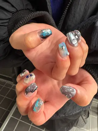 ネイル ゆびノさき茨木店 ニュアンス/アートのネイルデザイン