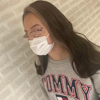 ロング カラー ヘアアレンジ 米村（北岡）慶子 お店変わりました！のヘアスタイル