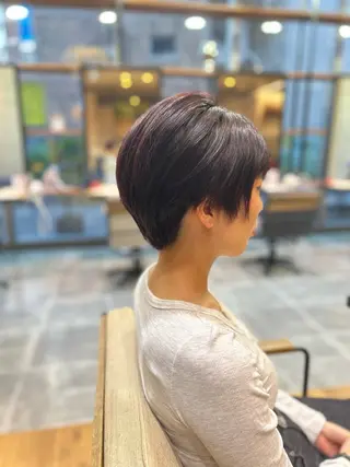 ショート カラー 🎀たな 🧸のヘアスタイル
