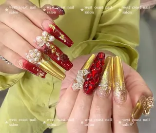 ネイル west coast スカルプ専門店のネイルデザイン