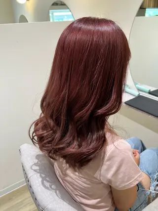 セミロング カラー Academy 家坂のヘアスタイル