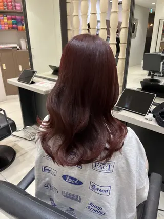 セミロング カラー mako︴ Euphoriaのヘアスタイル