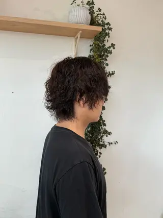 パーマ メンズ マツエク/men's /透明感/さくらのヘアスタイル