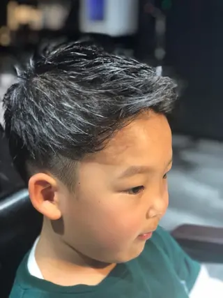 キッズ 田中 就のヘアスタイル