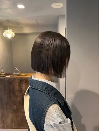 ショート デジタルパーマ/ 艶カラー/神野楓のヘアスタイル