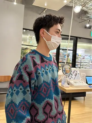 メンズ Defi  梅田所属・Defi梅田 岡 宗杜のヘアスタイル