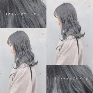 ミディアム カラー XYZ新宿所属・⭐️DAIKI⭐️ ハイトーン/髪質改善のヘアスタイル
