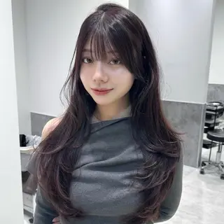 ロング カラー GO TODAY 原宿Verno店所属・韓国系支持率No.1 レイヤー特化/きょうのヘアスタイル