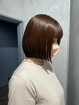 ショート カラー 🩶sayumi🩶 ボブ/美髪矯正/柏のヘアスタイル