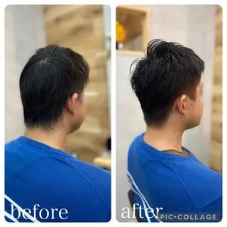 メンズ Aguhair milo森山知幸のヘアスタイル