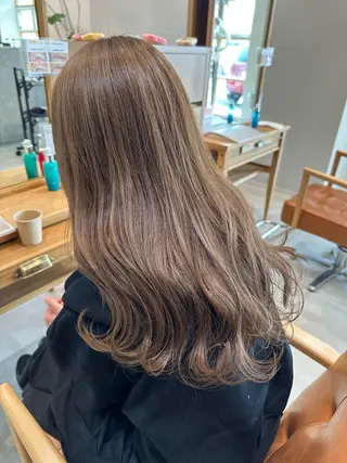 ロング カラー 永野 真也のヘアスタイル