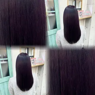 セミロング カラー 髙橋 李里亜のヘアスタイル