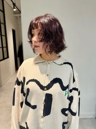 ショート パーマ 小岩 荘太のヘアスタイル