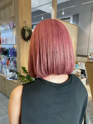 ミディアム カラー miloc那覇 MIKUのヘアスタイル