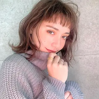 カラー 酸性ストレート/ブリ ーチなし/中村 匠のヘアスタイル