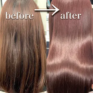 セミロング soigné 表参道【ソワネ】所属・🖱️透明感カラー ×髪質改善Rikyuのヘアスタイル