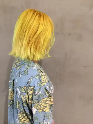 ミディアム カラー 大西 直人のヘアスタイル