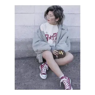 ショート 髪質改善🇰🇷レイ ヤーカット/艶透明髪のヘアスタイル